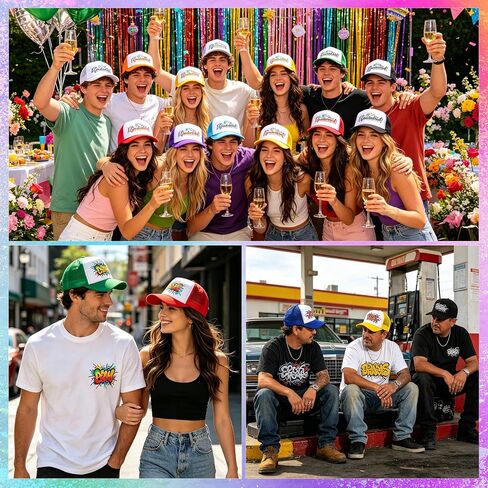Joyclub 40 Pack Colorful Trucker Hats Bulk Adjustable Sublimation Hats Blank Snapback Mesh Baseball Cap for Man Women in Saudi Arabia