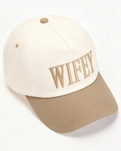 Wifey Embroidered Trucker Hat for Women | Bachelorette Party Favors, Honeymoon Gift, Wedding Decorations, Bride Accessory in Saudi Arabia