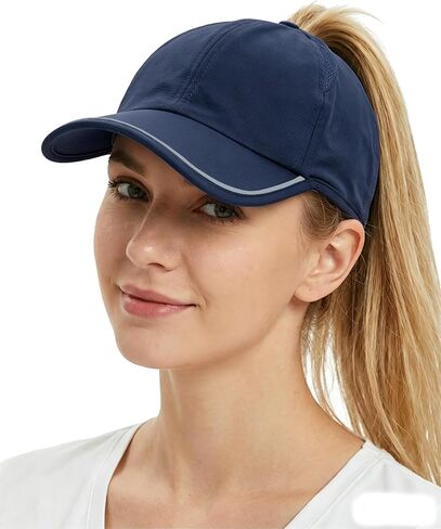 Ponytail Baseball Cap for Women UPF50 Waterproof Quick-Dry Running Hat with Ponytail Hole Golf Hiking Tennis Sports Ball Cap in Saudi Arabia