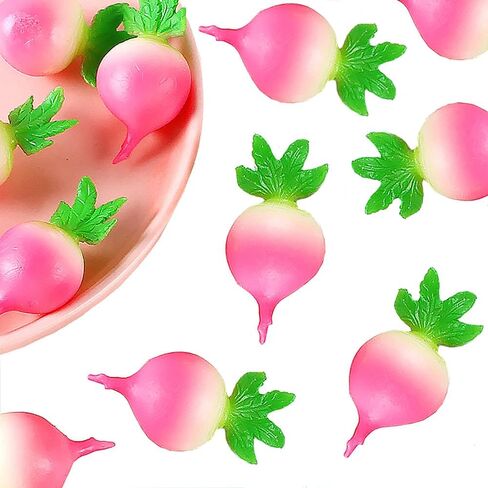 8 Pcs Realistic Artificial Radish Fake Radish Small Carrots Models Simulation Lifelike Fake Vegetable Model Photography Props for DIY Home Kitchen Party Shop Diplay Decoration in Saudi Arabia