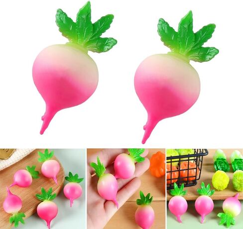 8 Pcs Realistic Artificial Radish Fake Radish Small Carrots Models Simulation Lifelike Fake Vegetable Model Photography Props for DIY Home Kitchen Party Shop Diplay Decoration in Saudi Arabia
