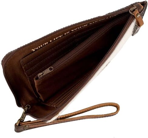 STS Ranchwear Western Leather Classic Cowhide Clutch in Kuwait