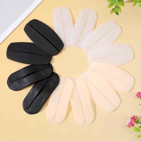 12pcs Bra Strap Cushion Anti Slip Bra Strap Holders For Slipping Silicone Shoulder Pads for Women Keep Bras Straps From Slipping 3 Colors Universal Fit in Kuwait