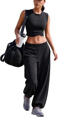 MAKABO 2 Piece Matching Set for Women Summer Short Sleeved Legging Sets Casual for Airport Gym Active in Saudi Arabia