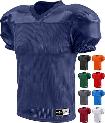 Exxact Sports Boys Football Practice Jersey - Pro-Style, Lightweight & Breathable Mesh Youth Football Jersey for Kids in Saudi Arabia
