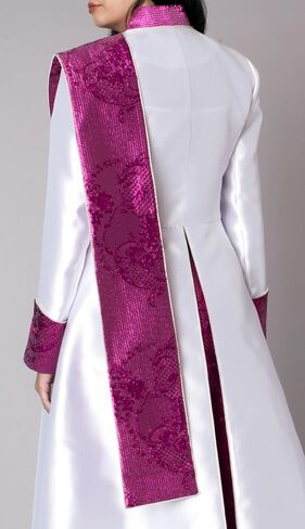 Tally Taylor Jacquard Panel Clergy Robe for Women - Pastor or Minister Church Wear, Preacher for Service - 41099 in Saudi Arabia