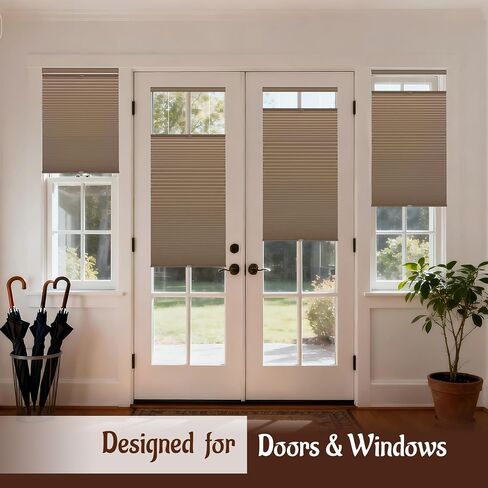 Custom Color-Matched 1.5" Top Down Bottom Up Cellular Shades for Indoor Windows & Doors, Cordless Privacy Top Down Bottom Up Cellular Shade, Insulated Honeycomb Blinds, Noise Reduced Honeycomb Blinds in Saudi Arabia