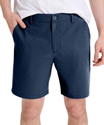 Men's Classic Fit Golf Shorts Stretch 7''/ 9'' - Dress & Casual Business Quick-Dry, Lightweight Comfort Fit in Saudi Arabia
