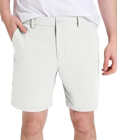 Men's Classic Fit Golf Shorts Stretch 7''/ 9'' - Dress & Casual Business Quick-Dry, Lightweight Comfort Fit in Kuwait