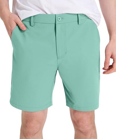 Men's Classic Fit Golf Shorts Stretch 7''/ 9'' - Dress & Casual Business Quick-Dry, Lightweight Comfort Fit in Kuwait