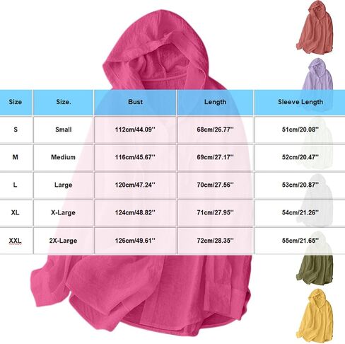 Womens Long Sleeve Hoodie Sweatshirts Sun Protection Button Up Lightweight Beach Cover Up Comfy Hooded Shirts in Kuwait
