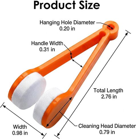 Glasses Cleaner Tool Eyeglass Cleaning Clip 5 Pack Microfiber Lens Cleaner for Sunglasses Eyeglasses Portable Cleaning Brush Multi Color in Saudi Arabia