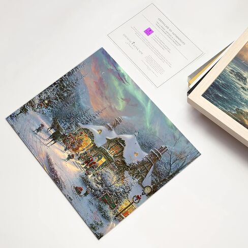 Thomas Kinkade Santa's Night Before Christmas - 11" x 14" Art Print in Saudi Arabia