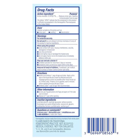 Boiron Arnicare Bruise Cream for Bruise Relief - 2.5 oz in Kuwait