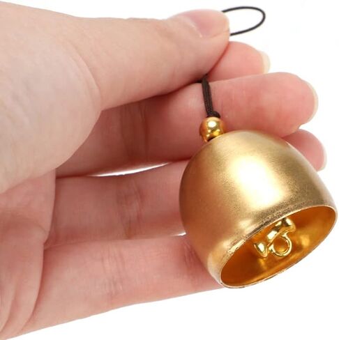 3 Pack Mini Brass Bell 1 inch Jingle Bells for DIY Wind Chime Door Dream Catcher Camping Tent Windchimes Christmas Tree Fengshui Lucky Art Garden Decoration Dog Cat Necklace Hanging Pendant in Saudi Arabia