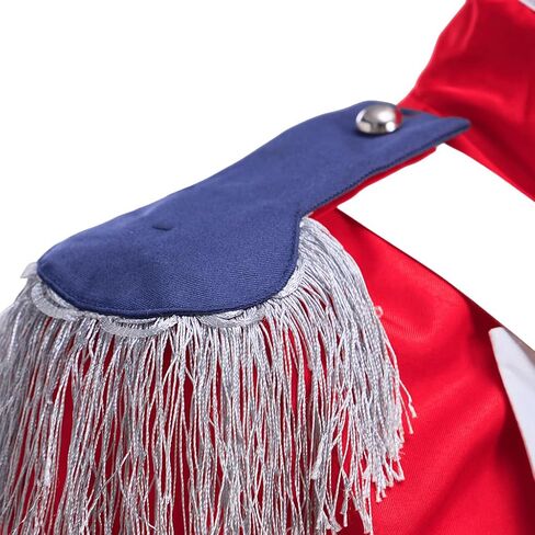 Men's British Redcoat Costume Historical War Outfit King George Colonial Pirate Jacket Set in Saudi Arabia