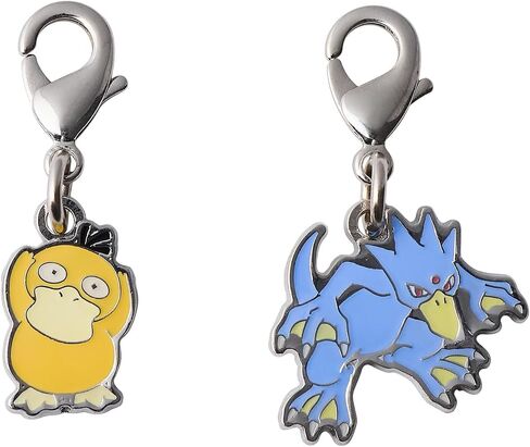 Psyduck Golduck - Metal Charm Set – Pokemon Center Japan – Keychain – Zipper Pull in Kuwait