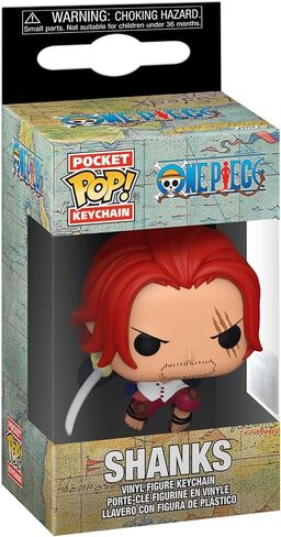 Funko POP! Keychain: One Piece - Shanks Novelty Keyring - Collectable Mini Figure - Stocking Filler - Gift Idea - Official Merchandise - Backpack Decor in Kuwait