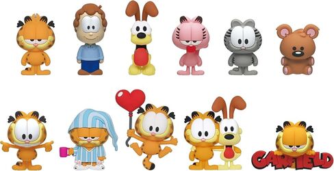 Garfield 3D Foam Bag Clip, Series 1 – Blind Bag (ONE Random Figure) – Viacom Character Keychain/Backpack Accessory | Official Licensed Merchandise in Saudi Arabia
