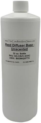 Reed Diffuser Base UnScented (32 oz Bottle) transforms Fragrance and Essential Oils into Reed Diffuser Oils. in Saudi Arabia