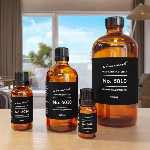 AirScent رقم 5010 زيت ناشر عطر Dupe مستوحى من عطر T. Fords Cherry - الكرز الأسود والفانيليا والكرز - زيت عطري 10 مل للناشرين والصناعات بالموجات فوق الصوتية وبدون ماء in Kuwait