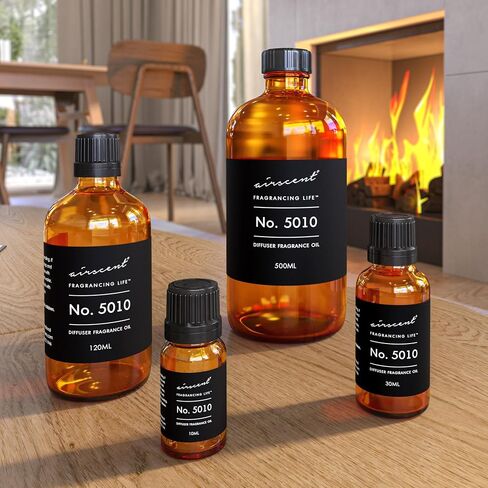 AirScent رقم 5010 زيت ناشر عطر Dupe مستوحى من عطر T. Fords Cherry - الكرز الأسود والفانيليا والكرز - زيت عطري 10 مل للناشرين والصناعات بالموجات فوق الصوتية وبدون ماء in Kuwait
