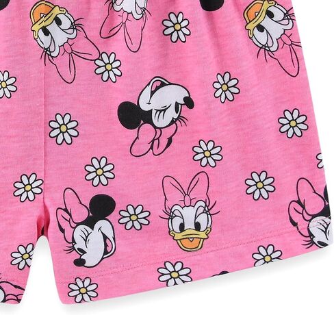 Disney Minnie Mouse Daisy Duck Girls Short Sleeve T-Shirt and Shorts Set for Toddler to Big Kids in Kuwait