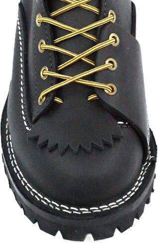 Wesco Highliner 16" Spur Climbing Lace-Up Boots – Oiled Leather, Lug Sole, Black USA-Made in Saudi Arabia