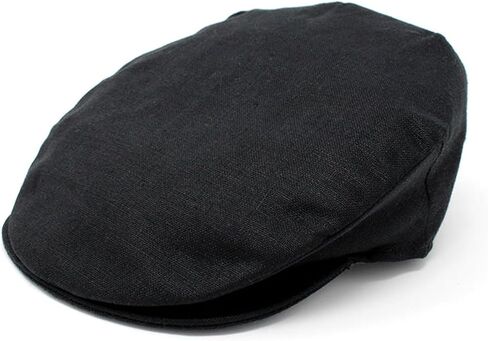 Hanna Hats Vintage Cap 100% Irish Linen Unisex Hat Classic Flat Cap in Saudi Arabia
