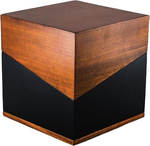 Premium Urn for Ashes Adult Human | Handcrafted Walnut Wood Urns for Human Ashes Adult, TSA Approved, Includes Velvet Storage Bag, 216 lbs Capacity in Kuwait