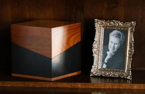 Premium Urn for Ashes Adult Human | Handcrafted Walnut Wood Urns for Human Ashes Adult, TSA Approved, Includes Velvet Storage Bag, 216 lbs Capacity in Kuwait