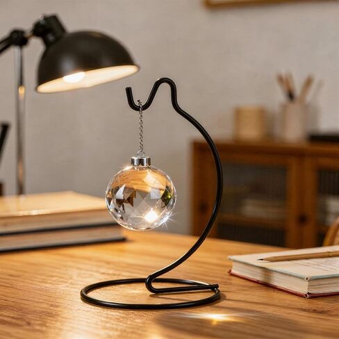 20 Pcs Iron Ornament Display Stand, Hanging Holder for Glass Globe Terrarium Air Plant Witch Ball and Christmas Ornament Home Wedding Decoration, Black in Saudi Arabia