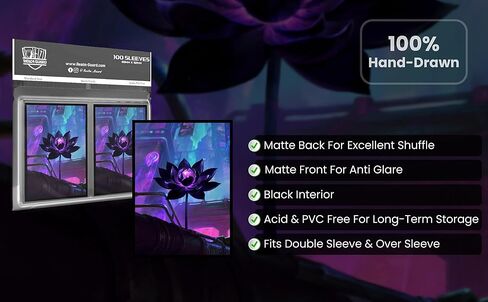MTG (Cyberpunk Black Lotus) - الأكمام الفنية Matte Matte TCG من AI Armor (الجرافين) in Saudi Arabia