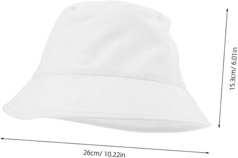 BESPORTBLE 3pcs Paintable Bucket Hats: Blank Bucket Hat Wearable Suitable for Summer Beach Outdoor Camping Solid Color Hand Painted Sun Cap in Kuwait