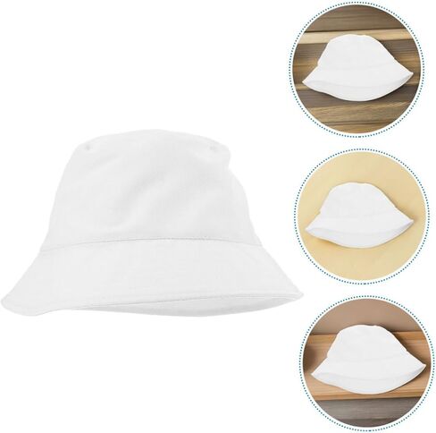 BESPORTBLE 3pcs Paintable Bucket Hats: Blank Bucket Hat Wearable Suitable for Summer Beach Outdoor Camping Solid Color Hand Painted Sun Cap in Kuwait