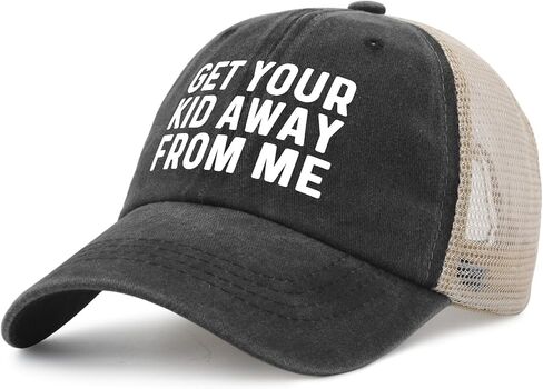 GET Your Kid AWAYS from ME Hat Trucker Hat Women Trendy Mesh Cap for Summer in Saudi Arabia