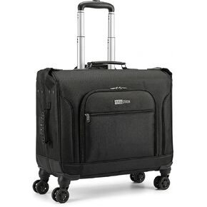 STUFFSTASH Rolling Garment Bag with Removable Wheels, Rolling Garment Bag for Travel, Large Capacity Travel Bag for Suits & Dresses, Hanging Garment Bag with Wheels, YKK Zippers & TSA Lock in Saudi Arabia