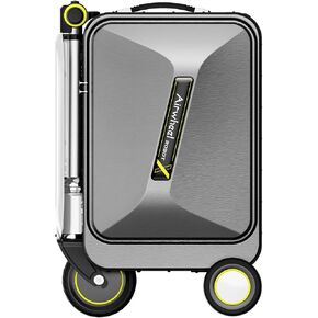 Airwheel SE3SX Smart Riding Electric Luggage, Carry on suitcase, New Upgraded Lightweight Model with TSA Lock, USB Charging for Effortless Travel (matte black) in Saudi Arabia
