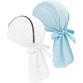 GXCROR Cooling Skull Cap Durag Bandana, Sweat Wicking Head Wrap for Cycling Running Motorcycle, Breathable Doo Rag in Saudi Arabia