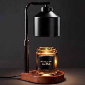 Candle Warmer Lamp with Timer and Dimmer- Electric Candle Lamp Warmer with Adjustable Height for Candle Wax Jar, Home Decor & Birthday Gifts for Women Mom Mothers Day, Candle Wax Warmer with 2 Bulbs in Saudi Arabia