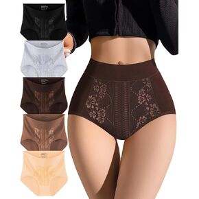 MISSWHO Cotton High Waisted Women Underwear Soft Briefs Full Coverage Comfy Ladies tagless Panties (Regular & Plus Size) in Saudi Arabia