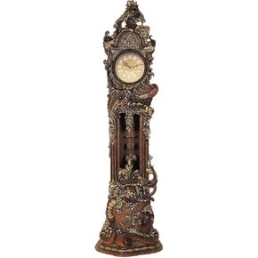 Grandfather Clocks Grandfather Clock, Handcrafted Resin Statue Floor, Home Furnishings with Chime Indoor Ornaments in Kuwait