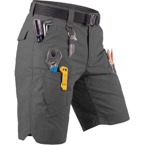 Men’s Hiking Cargo Shorts Quick Dry Lightweight Breathable Multi Pockets Summer Tactical Work Shorts (No Belt) in Saudi Arabia