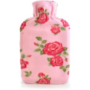 A2Z Hot Water Bottle Flowers Fleece Cover 2 Liter Durable Leak Proof - Hot Bottle AZ3120 Flowers Pink in Saudi Arabia