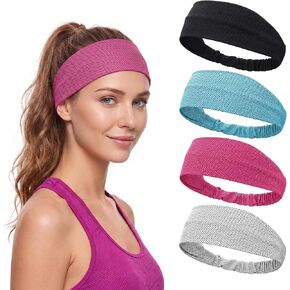 Cooling Headbands for Women, Instant Cooling Dual-Layer Non-Slip Sweatbands, Moisture Wicking for Women Running Fitness Yoga in Saudi Arabia