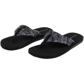 Volcom Men's Daycation Flip Flop Sandal – Soft Brushed Recliner Comfort Foam Footbed in Kuwait