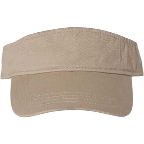 Valucap - Bio-Washed Visor - VC500 - Adjustable - Khaki in Saudi Arabia