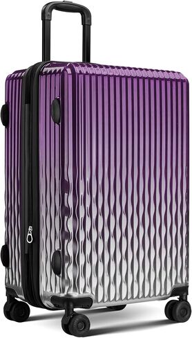 Cheetah Print Carry on Luggage 22x14x9 Airline Approved, Expandable 20 Inch Hardside Suitcase with Wheels TSA Lock, PC+ABS Lightweight Carry on Suitcases for Women in Kuwait
