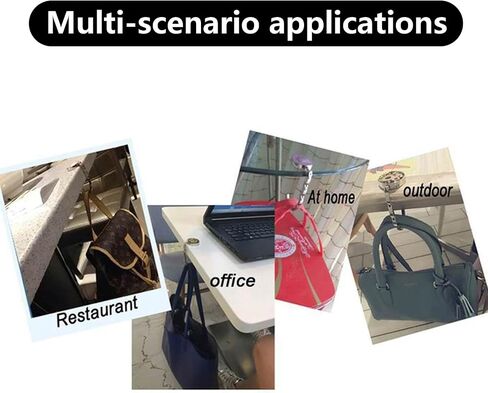 Foldable Purse Hook for Table, Portable Purse Hanger Organizers Hooks Handbag Pocketbook Holder Bag Storage for Desk,Cat Shape Bag Hook for Table in Saudi Arabia