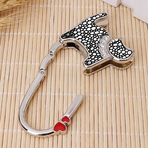 Foldable Purse Hook for Table, Portable Purse Hanger Organizers Hooks Handbag Pocketbook Holder Bag Storage for Desk,Cat Shape Bag Hook for Table in Saudi Arabia